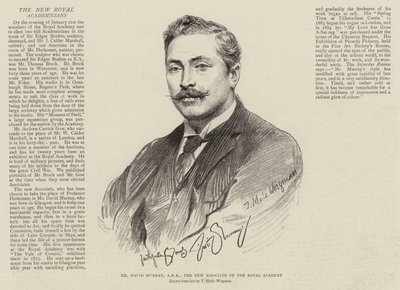 M. David Murray, ARA, le nouvel associé de la Royal Academy - Theodore Blake Wirgman